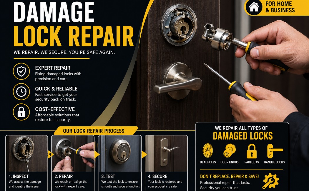  Damage Lock Repair